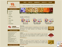 Tablet Screenshot of irandriedfruit.com